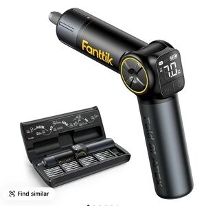 Digital Torque Cordless Screwdriver - Black with Yellow Accents
